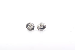 Boucles d’oreilles puces diamants extra blanc en or - Castafiore