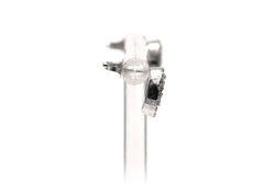 Boucles d'oreilles Puces en or blanc et diamants - Castafiore