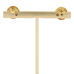 Boucles d'oreilles Puces en or jaune et perles - Castafiore
