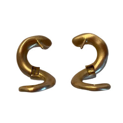 Boucles d'oreilles Puces en or rose - Castafiore
