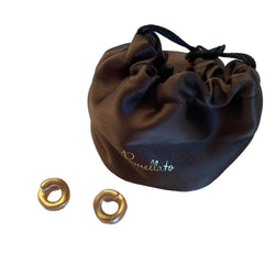 Boucles d'oreilles Puces en or rose - Castafiore