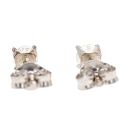 Boucles d'oreilles puces Or blanc Diamant - Castafiore