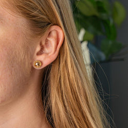 Boucles d'oreilles Puces Or rose - Castafiore