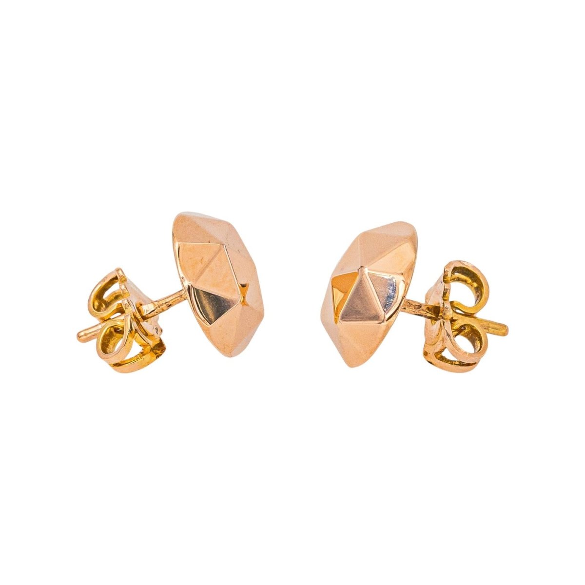 Boucles d'oreilles Puces Or rose - Castafiore