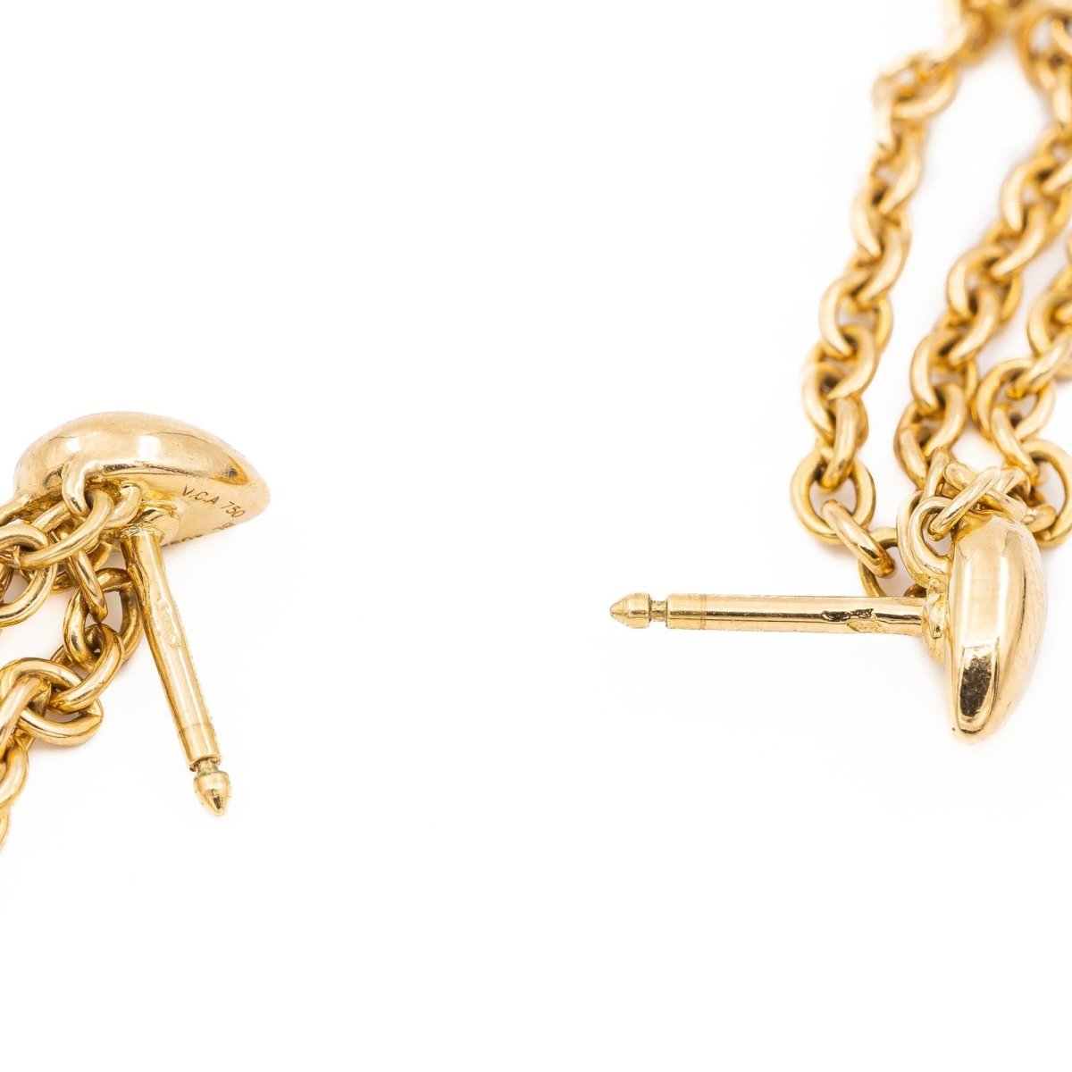 Boucles d'oreilles VAN CLEEF & ARPELS en or jaune - Castafiore