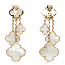Boucles d’oreilles Van Cleef & Arpels Magic Alhambra 4 motifs - Castafiore