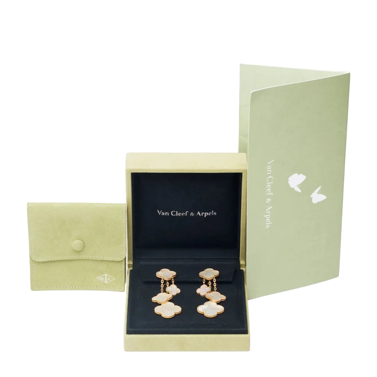Boucles d’oreilles Van Cleef & Arpels Magic Alhambra 4 motifs - Castafiore