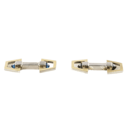 Boutons de manchette en argent et vermeil - Castafiore