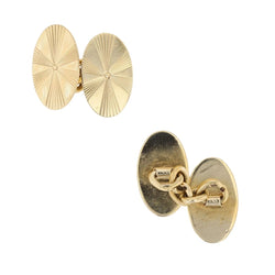 Boutons de manchette en or jaune - Castafiore