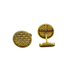 Boutons de manchette en or jaune - Castafiore