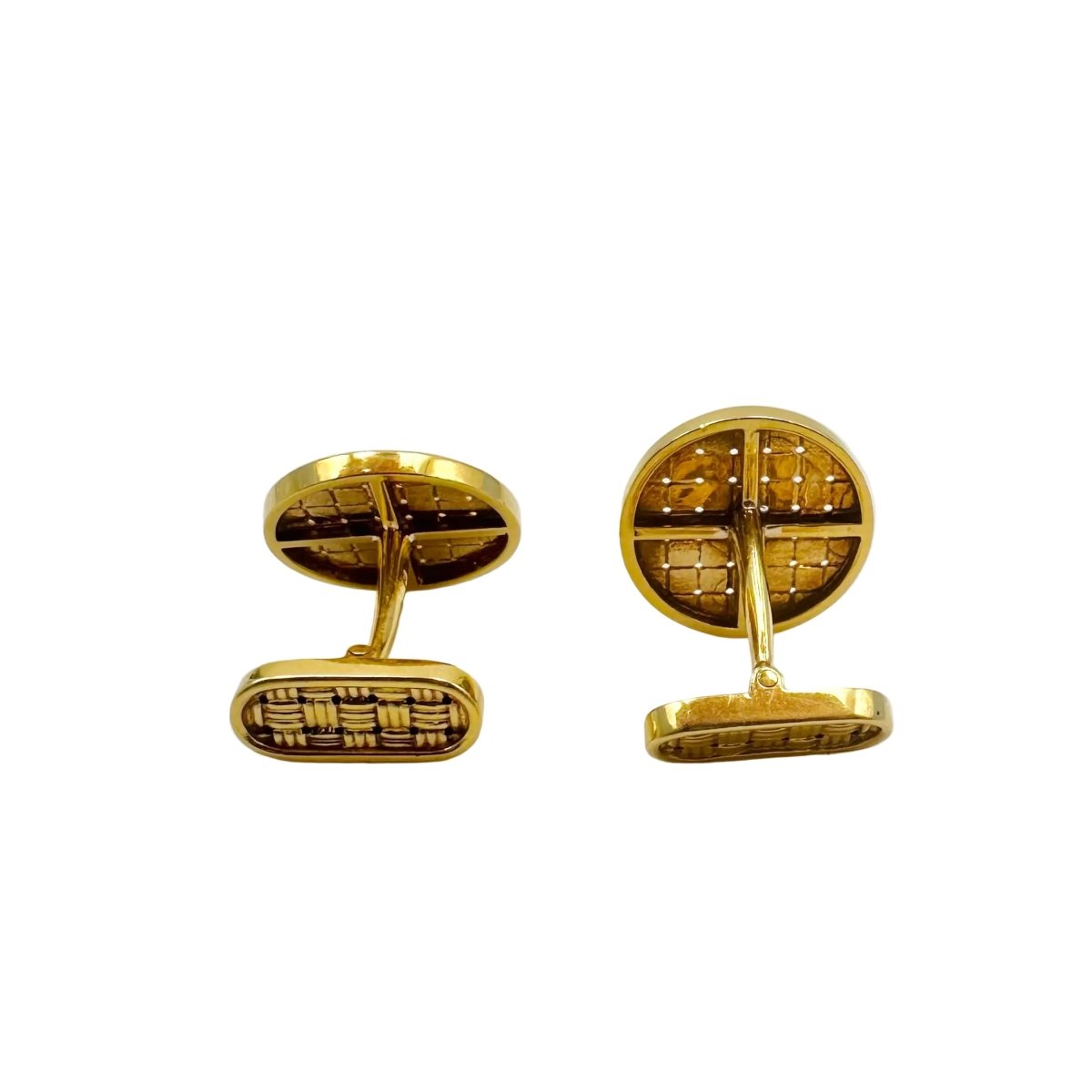 Boutons de manchette en or jaune - Castafiore