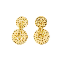 Boutons de manchette Or jaune Diamant - Castafiore