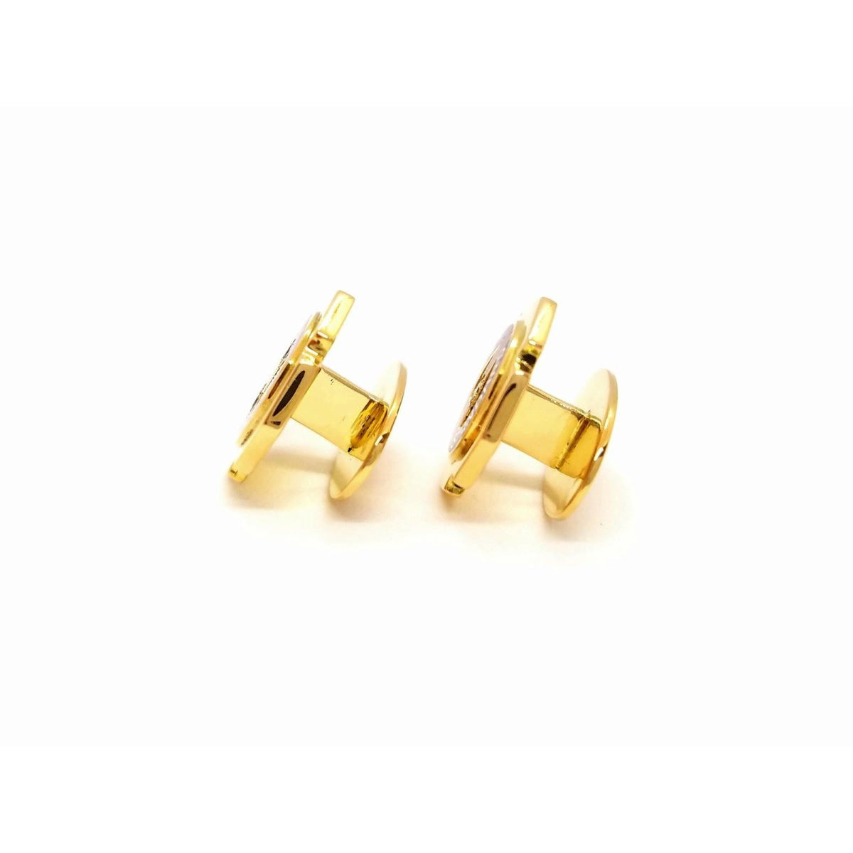 Boutons de manchette Or jaune Diamant - Castafiore