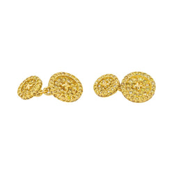 Boutons de manchette Or jaune Diamant - Castafiore