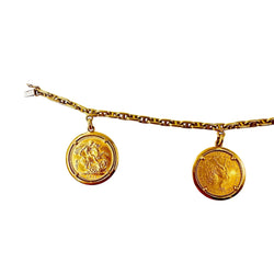 Bracelet à Breloques HERMÈS "Chaîne d'ancre" en or jaune - Castafiore