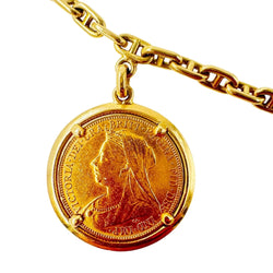 Bracelet à Breloques HERMÈS "Chaîne d'ancre" en or jaune - Castafiore