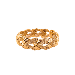Bracelet à maillons articulés en or jaune - Castafiore