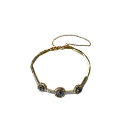 Bracelet Belle Epoque Saphirs et Diamants - Castafiore