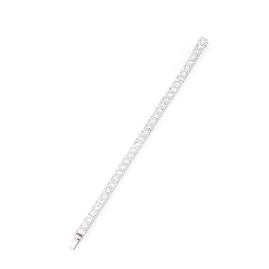 Bracelet BOUCHERON ligne en platine et diamant - Castafiore