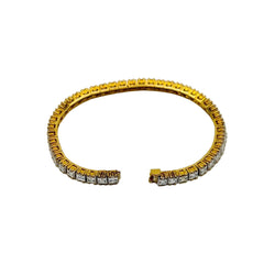 Bracelet BOUCHERON platine, or jaune et diamants - Castafiore