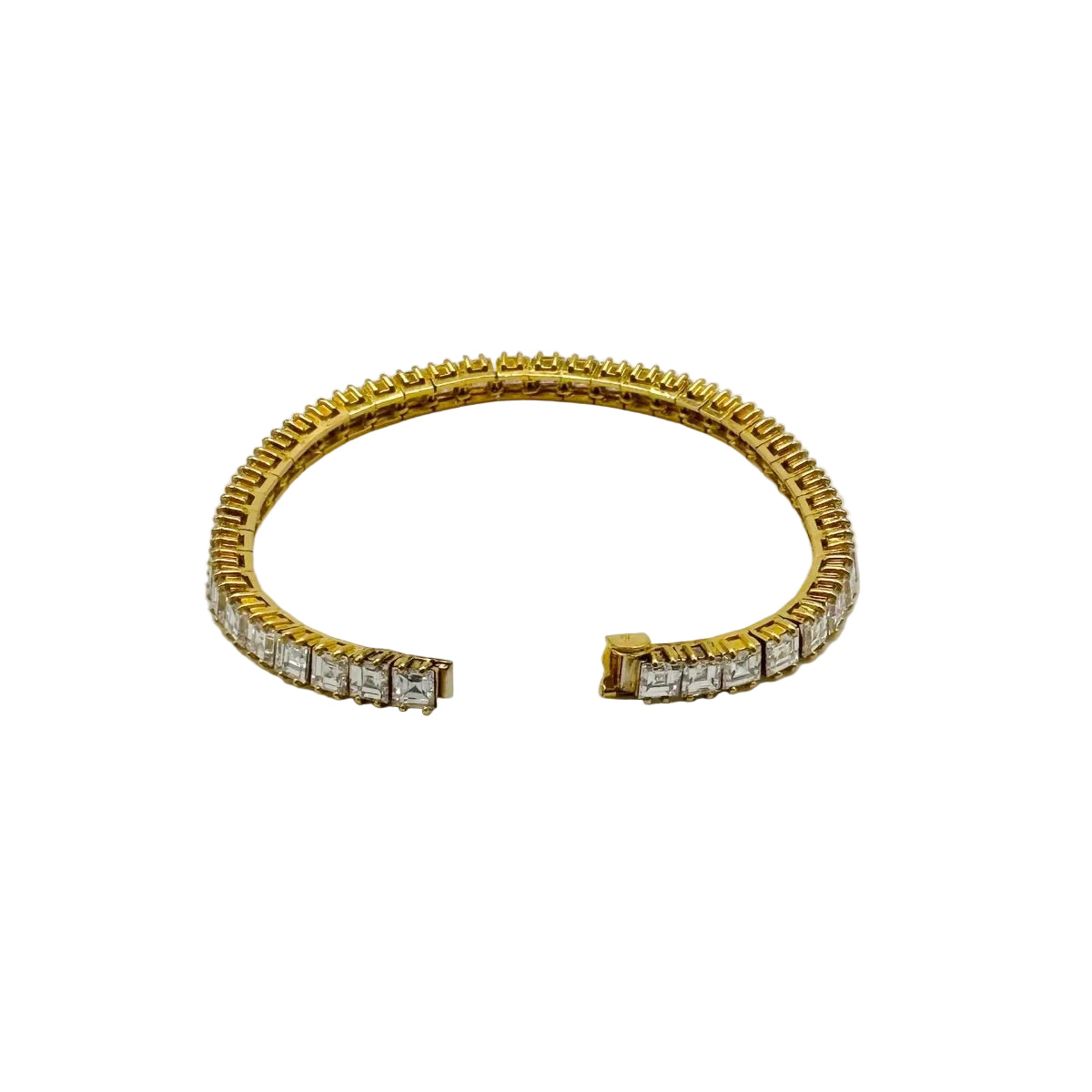 Bracelet BOUCHERON platine, or jaune et diamants - Castafiore