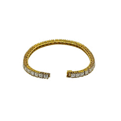 Bracelet BOUCHERON platine, or jaune et diamants - Castafiore