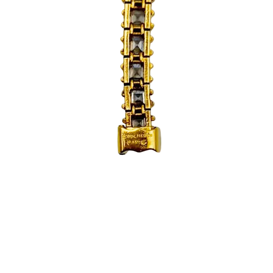 Bracelet BOUCHERON platine, or jaune et diamants - Castafiore