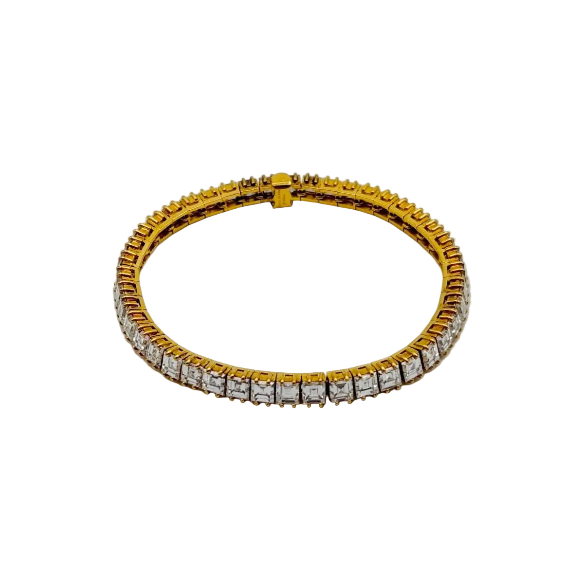 Bracelet BOUCHERON platine, or jaune et diamants - Castafiore