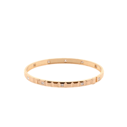 Bracelet BOUCHERON "Quatre Clou de Paris" en or jaune et diamants - Castafiore