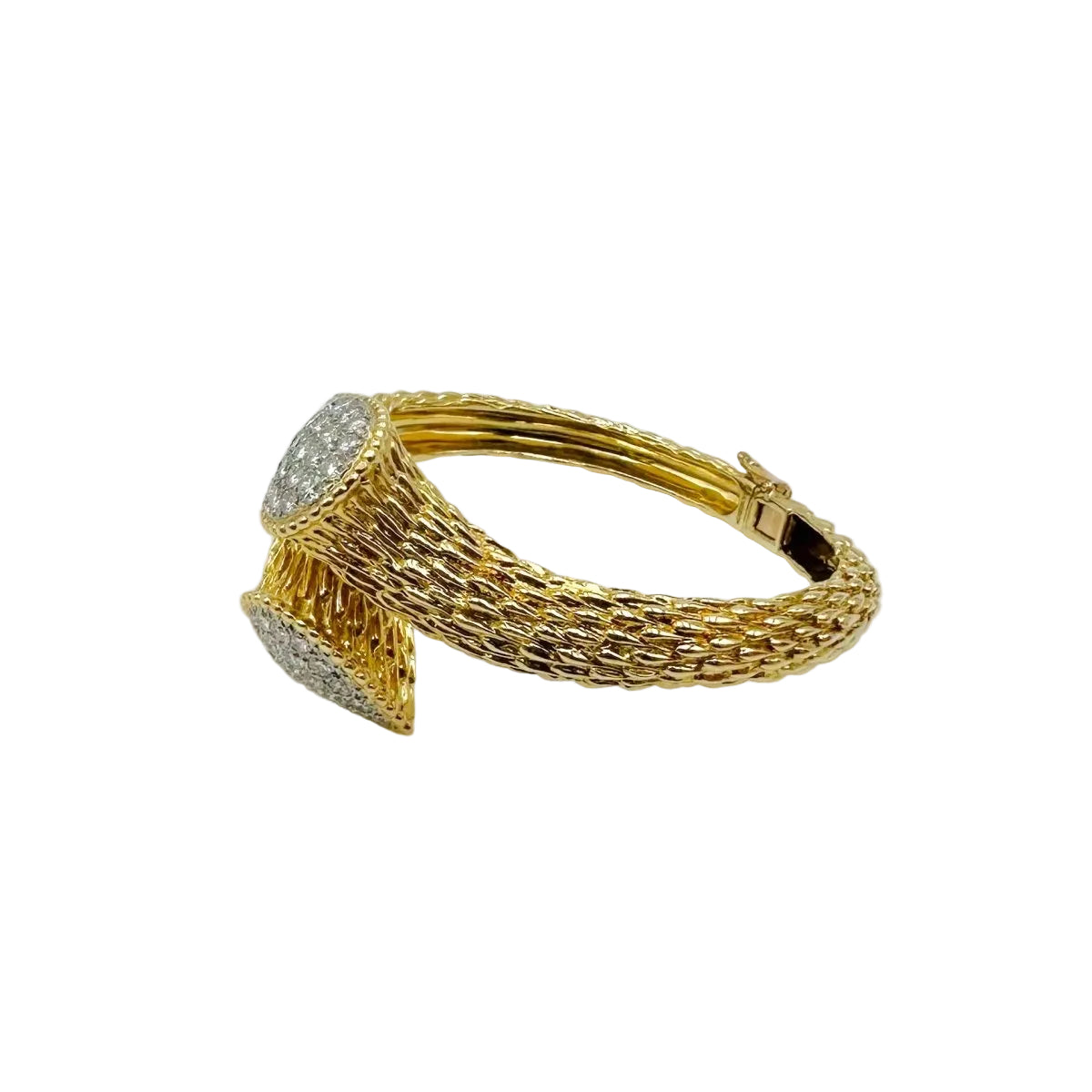 Bracelet BOUCHERON "Serpent bohème" en or jaune et diamants - Castafiore