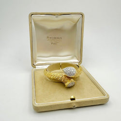 Bracelet BOUCHERON "Serpent bohème" en or jaune et diamants - Castafiore