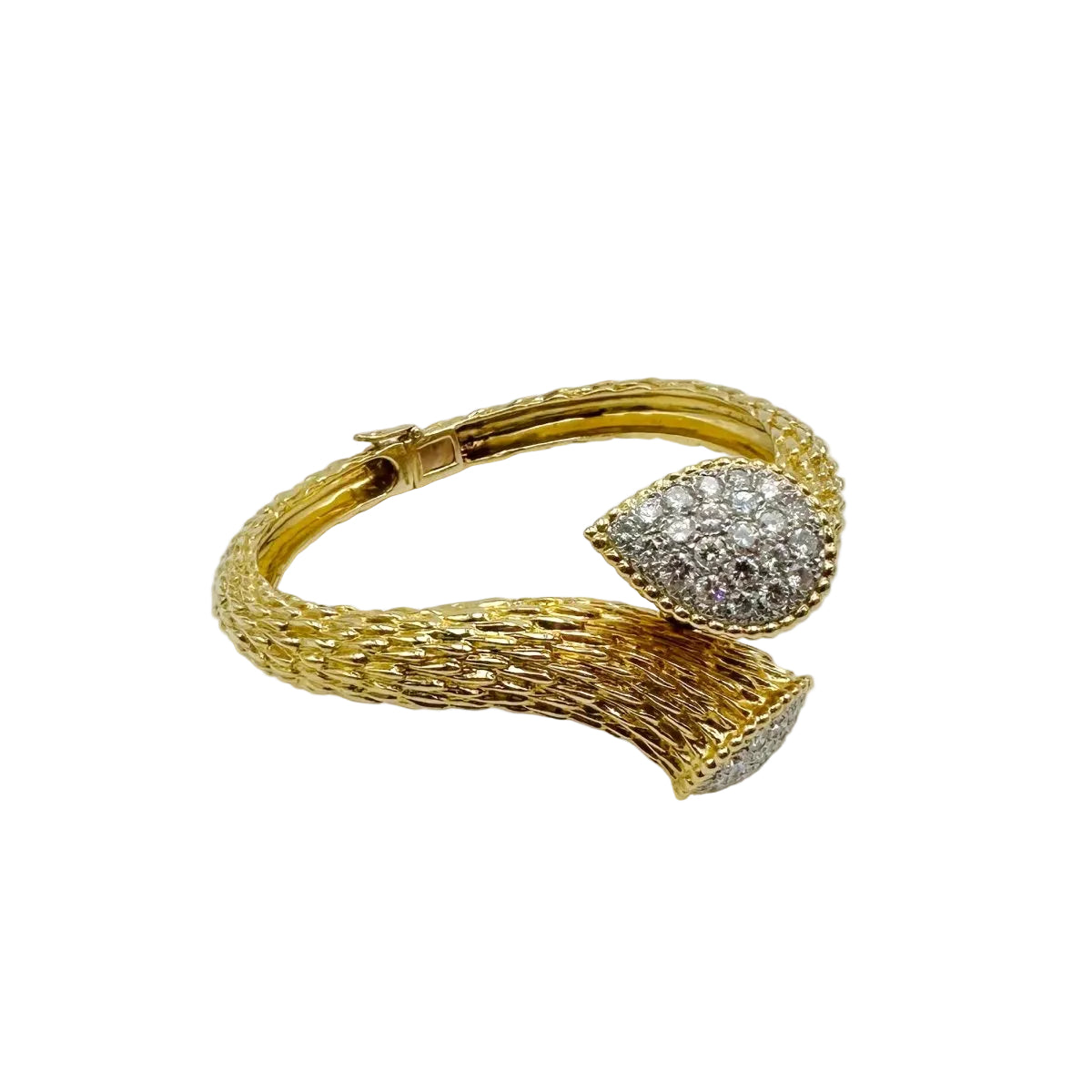 Bracelet BOUCHERON "Serpent bohème" en or jaune et diamants - Castafiore