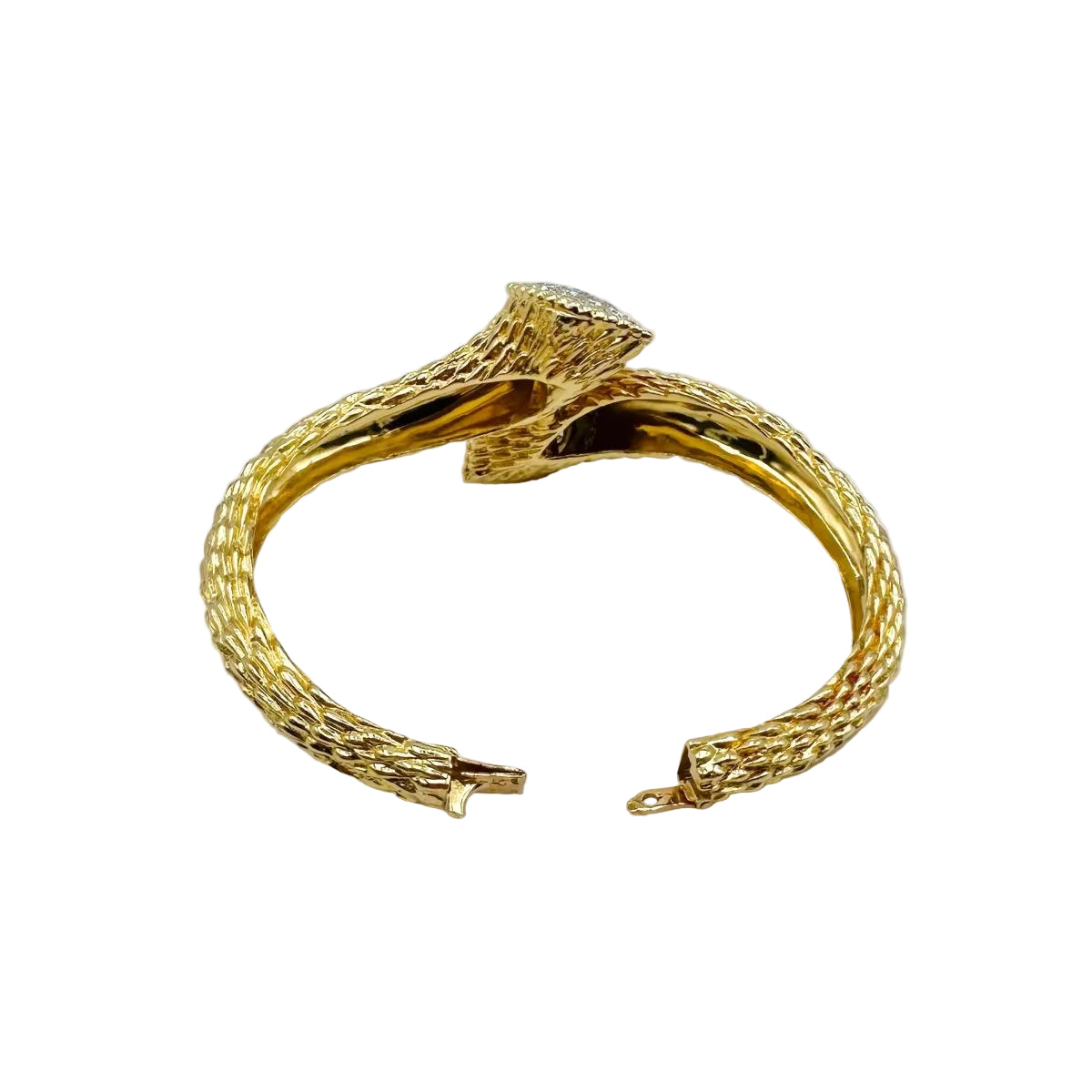 Bracelet BOUCHERON "Serpent bohème" en or jaune et diamants - Castafiore