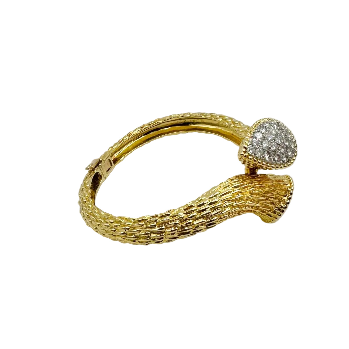 Bracelet BOUCHERON "Serpent bohème" en or jaune et diamants - Castafiore