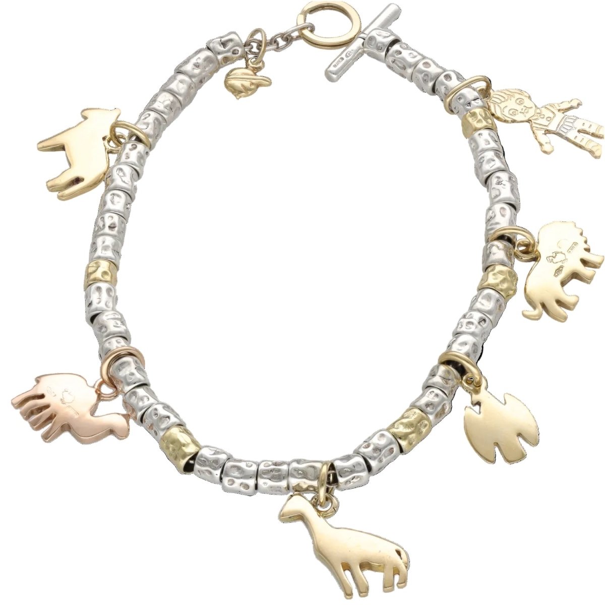 Bracelet Breloque DODO en or blanc et argent - Castafiore