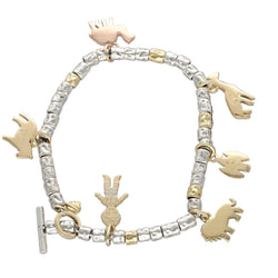 Bracelet Breloque DODO en or blanc et argent - Castafiore