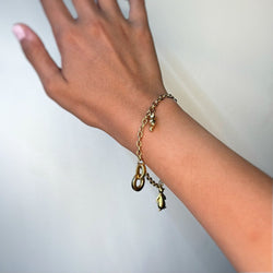 Bracelet Breloques en or jaune - Castafiore