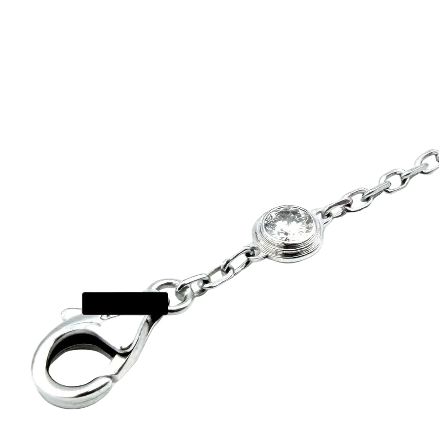 Bracelet CARTIER "Diamants légers", en or blanc et diamants - Castafiore