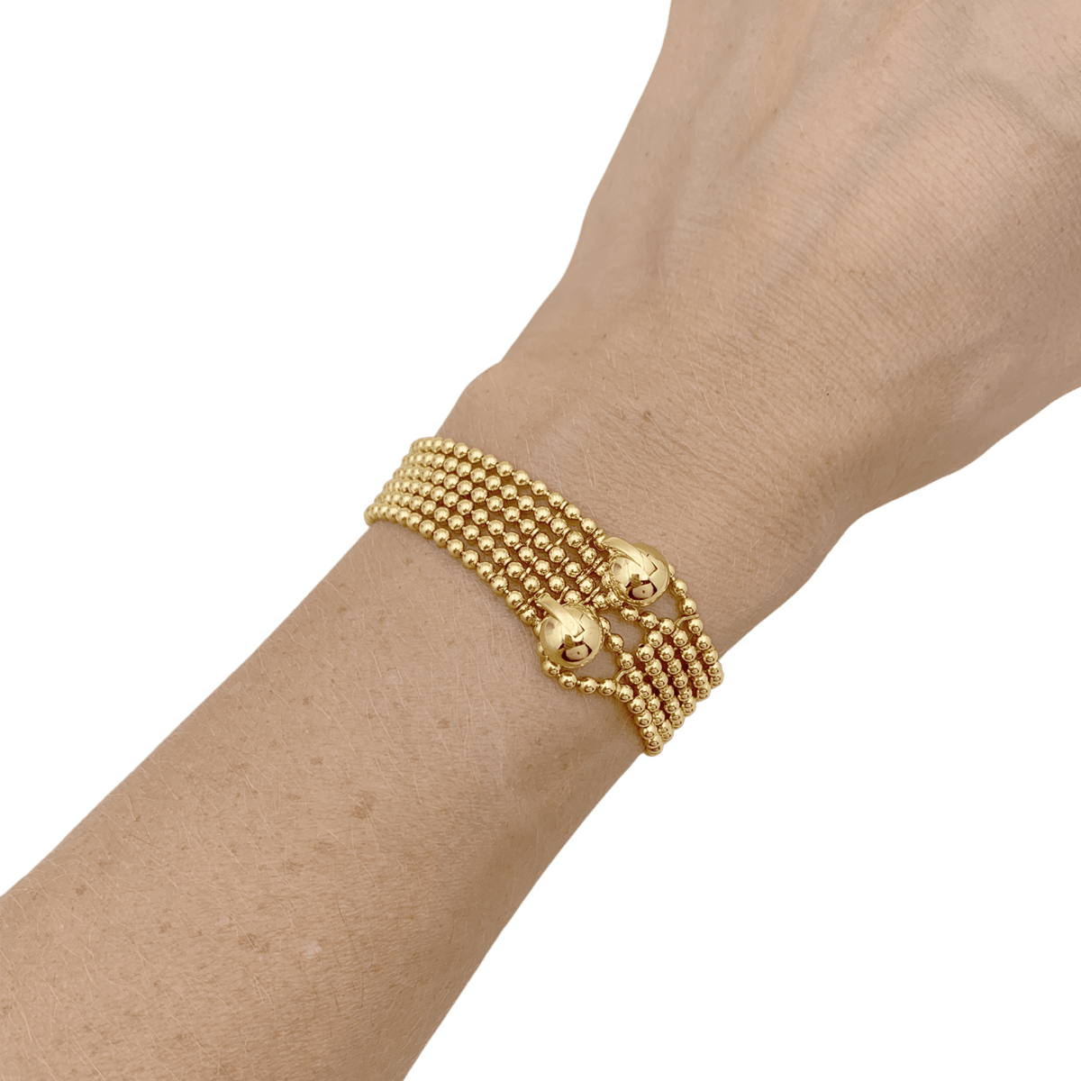 Bracelet CARTIER "Draperie" en or jaune - Castafiore