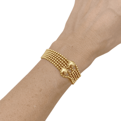 Bracelet CARTIER "Draperie" en or jaune - Castafiore