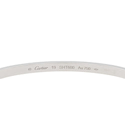 Bracelet Cartier Jonc Love en or blanc - Castafiore