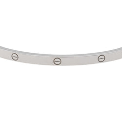 Bracelet Cartier Jonc Love en or blanc - Castafiore
