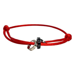 Bracelet CARTIER Love en or blanc, céramique et diamants
