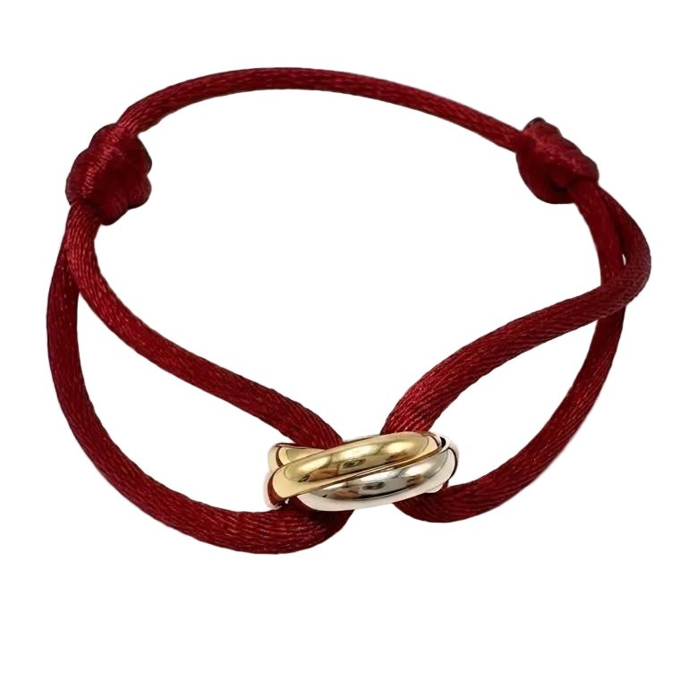 Bracelet CARTIER Trinity en or blanc, or jaune et or rose