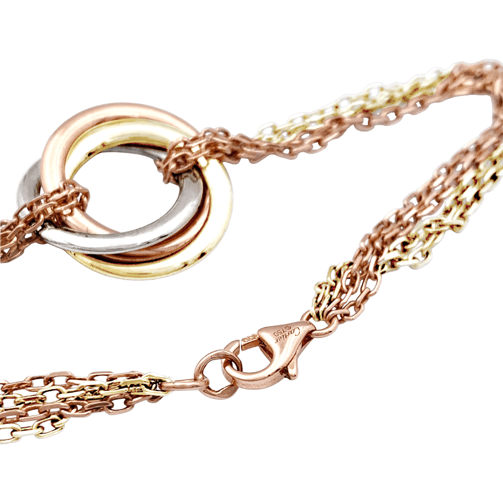 Bracelet CARTIER "Trinity" en or jaune, or blanc et or rose - Castafiore
