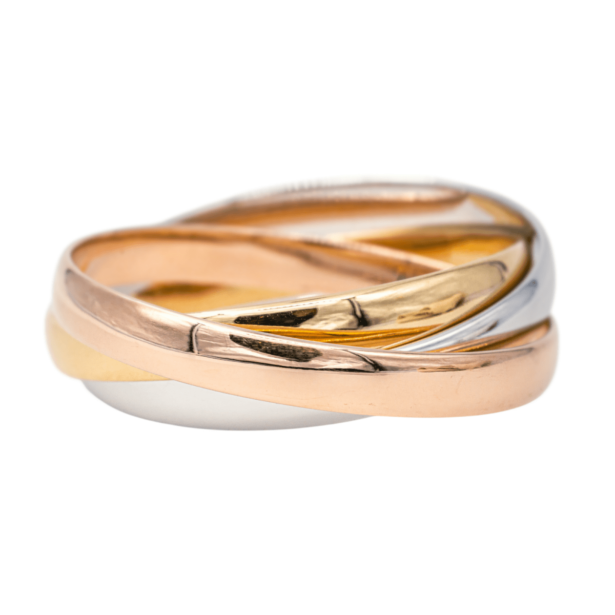 Bracelet CARTIER "Trinity" en or jaune, or rose et or blanc - Castafiore