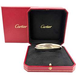 Bracelet CARTIER "Trinity" MM en or blanc, or jaune et or rose - Castafiore