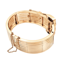 Bracelet Ceinture en or rose, platine et diamants - Castafiore