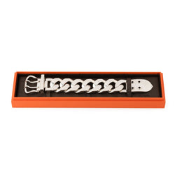 Bracelet Ceinture HERMÈS en argent - Castafiore