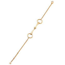 Bracelet Chaîne HERMÈS en or rose et diamant - Castafiore